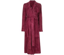 Trenchcoat aus Wildleder