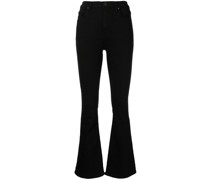 Bootcut-Jeans mit hohem Bund
