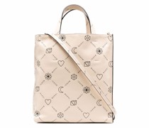 Shopper mit Logo-Print