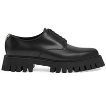 Derby-Schuhe mit Profilsohle