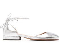 Ballerinas im Metallic-Look