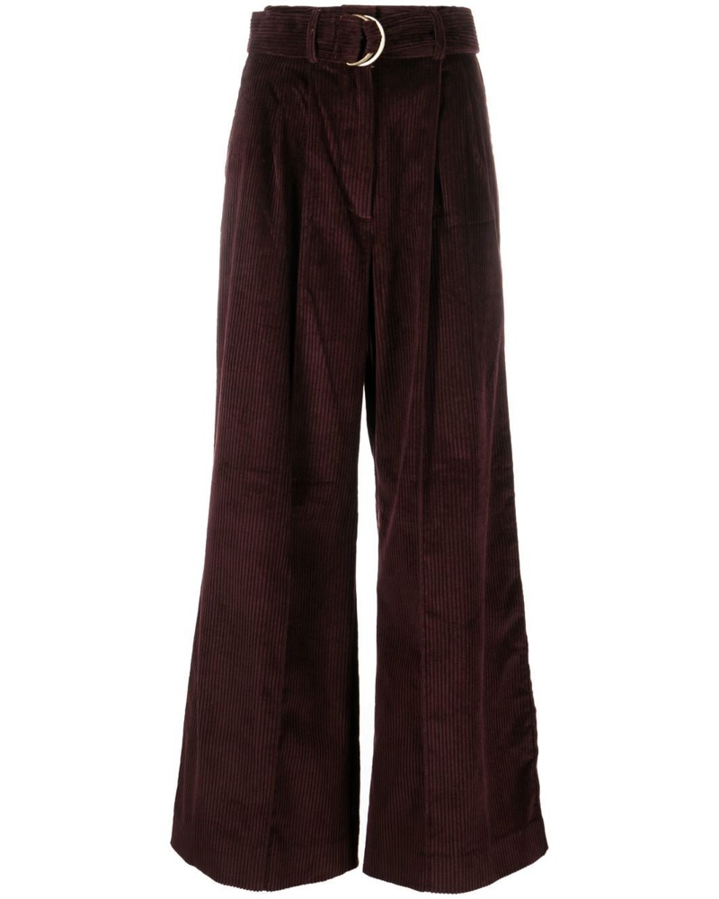 Ulla Johnson Damen Hose mit weitem Bein