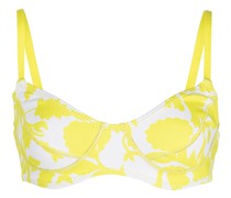 Bikinioberteil mit abstraktem Print
