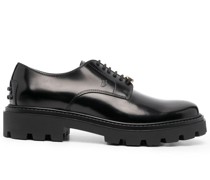 Derby-Schuhe mit Profilsohle