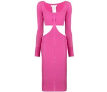 Gestricktes Kleid mit Cut-Out