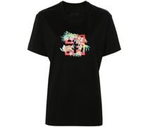 T-Shirt mit 4G Flowers-Print