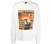 Sweatshirt im Distressed-Look