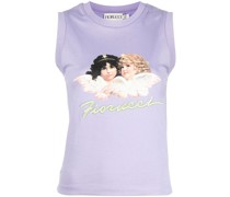 Top mit grafischem Print