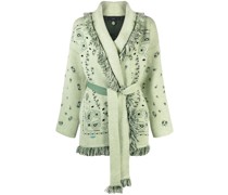 Icon Cardigan mit Bandana-Jacquardmuster