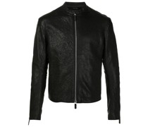 Bikerjacke mit Knitteroptik