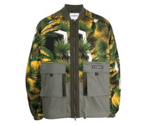 Jacke mit Palmen-Print