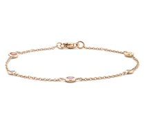18kt Rotgoldarmband mit einem Diamanten