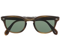 Sonnenbrille mit breitem Gestell