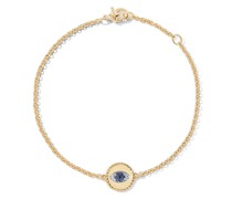 18kt Cable Collectibles Evil Eye Gelbgoldarmband