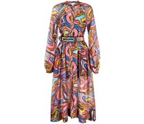 Chiquita Hemdkleid mit Wirbel-Print
