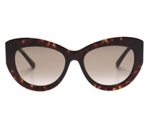 Cat-Eye-Sonnenbrille in Schildpattoptik