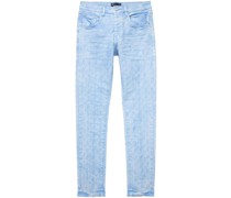 Jeans aus Monogramm-Jacquard