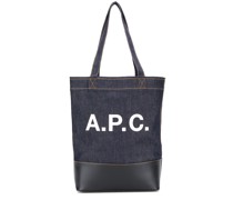A.P.C. Jeans-Shopper mit Logo