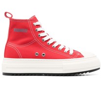 High-Top-Sneakers mit Plateau