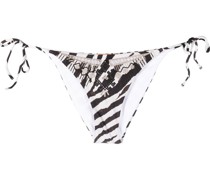 Bikinihöschen mit Zebra-Print