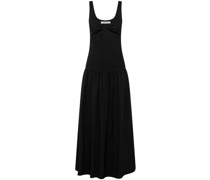 Ausgestelltes Popeline-Kleid