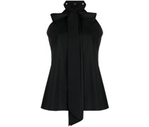 Bluse mit Schleifenkragen