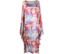 Wickelkleid mit grafischem Print