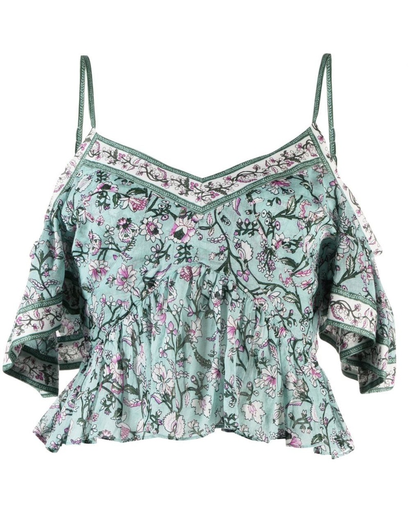 Étoile Isabel Marant Damen Schulterfreies Garuva Oberteil OR9090 Étoile Isabel Marant Damen Schulterfreies Garuva Oberteil OR9090