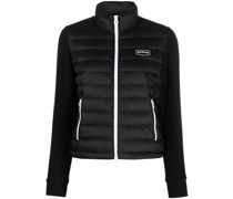 Gefütterte Jacke mit Logo-Patch
