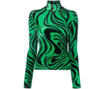Top mit abstraktem Print