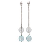 Pearls pendant earrings
