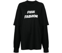 Sweatshirt mit Slogan-Print