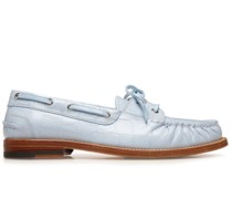 Rimion crocodile-effect loafers