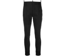 Schmale Hose mit Logo-Print