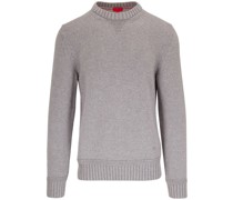 Strickpullover mit Rundhalsausschnitt