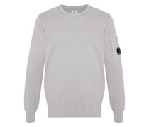 Lens-detailed cotton Pullover
