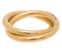 Zwei vergoldete Ringe - 107 - Metallic: