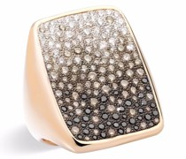 18kt Sabbia Rotgoldring mit Diamanten