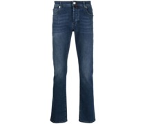 Straight-Leg-Jeans mit Logo-Stickerei