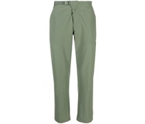 Cropped-Hose mit Logo-Patch