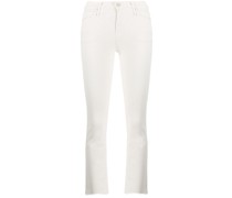 Ausgestellte Cropped-Jeans