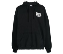 Hoodie mit "BR41N P0W3R"-Print