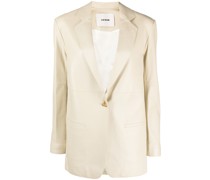 Einreihiger Blazer aus Leder