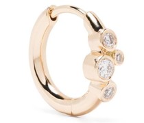 14kt Elena Huggie 8 Gelbgoldohrring