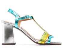 Sandalen im Metallic-Look