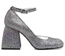 Pumps mit Kristallen 90mm