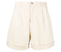 Hoch sitzende Jeans-Shorts