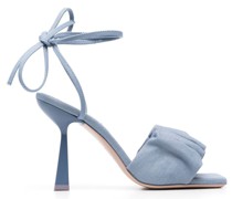 Sandalen mit eckiger Kappe