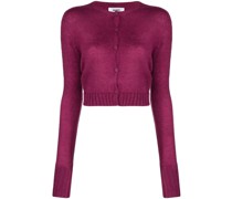Cropped-Cardigan mit Knöpfen