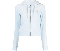 Hoodie aus Samt